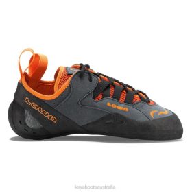 Lowa Anthracite/Orange Falco Lace | 6H42207 Lowa Shoes Melbourne