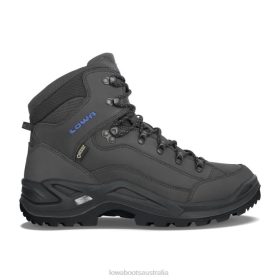 Lowa Anthracite/Steelblue Renegade GTXid | 6H4262 Lowa Shoes Australia