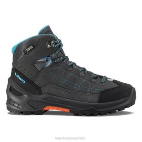 Lowa Anthracite/Turquoise Approach GTXMid | 6H42494 Lowa Melbourne