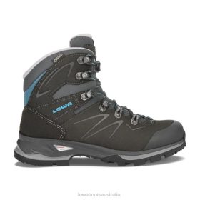 Lowa Badia GTXs W( Wide) Anthracite/Blue | 6H42138 Lowa Shoes Australia