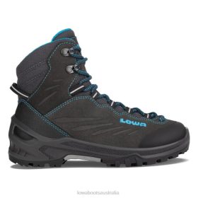 Lowa Cadin GTXMid Junior Anthracite/Turquoise | 6H42483 Lowa Australia