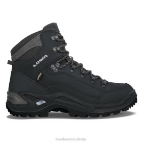 Lowa Deep Black Renegade GTXMid | 6H42237 Lowa Shoes Melbourne