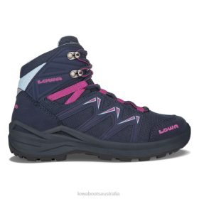 Lowa Navy/Berry Innox Pro GTXMid Junior | 6H42602 Lowa Melbourne