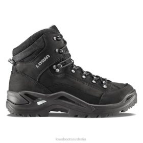 Lowa Renegade LL Mid Black | 6H42238 Lowa Shoes Australia
